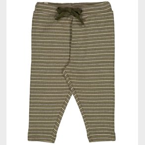 Wheat Bukser - Manfred - Heather Green Stripe