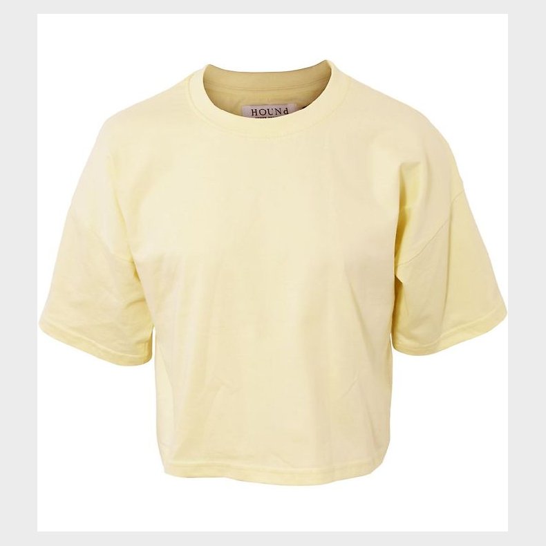 Hound T-shirt - Crop - Gul