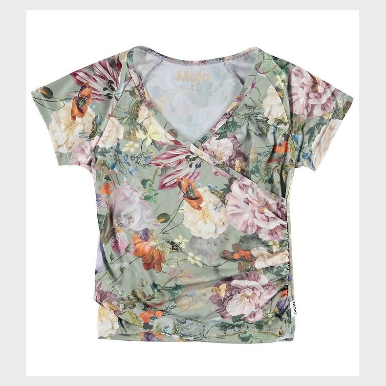 Molo T-shirt - Oaklee - Green Botanic