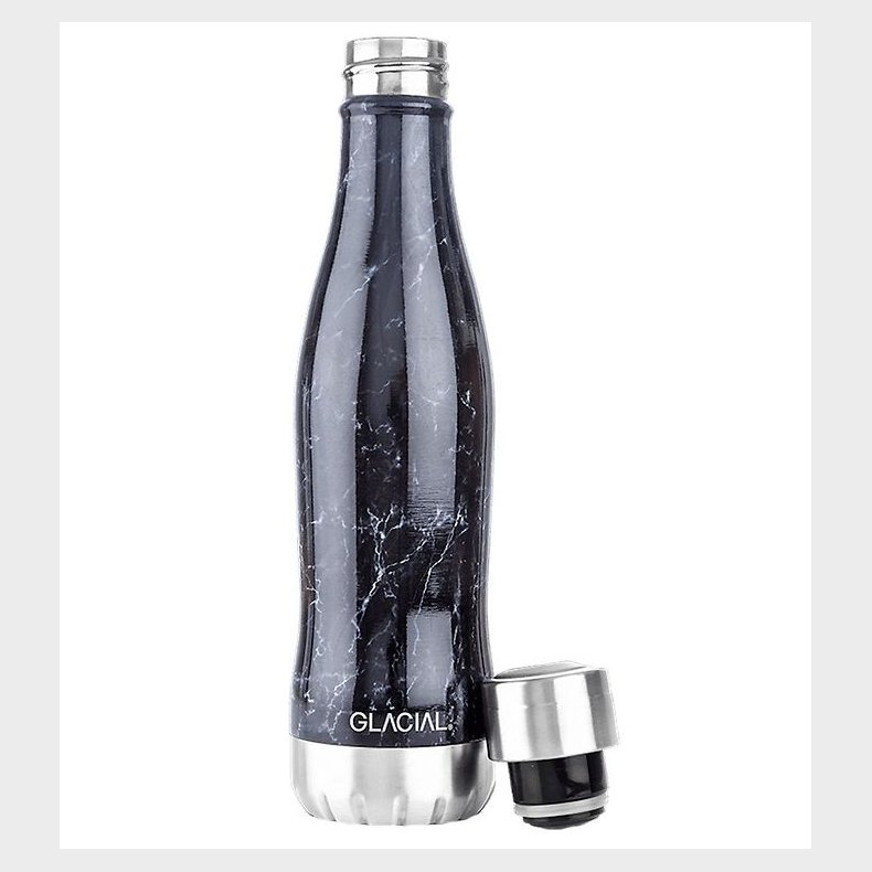 Glacial Termoflaske - 400 ml - Black Marble