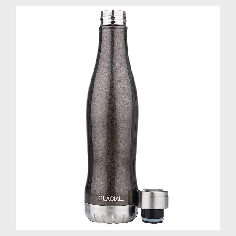 Glacial Termoflaske - 400 ml - Black Metallic