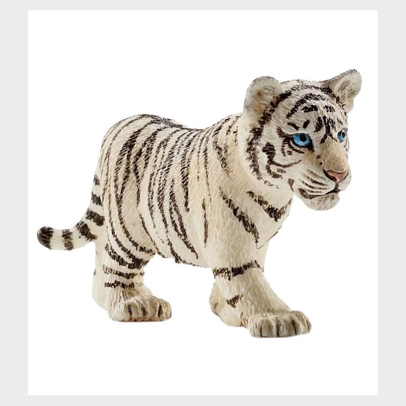 Schleich Wild Life - H: 3,5 cm - Hvid Tiger Unge 14732