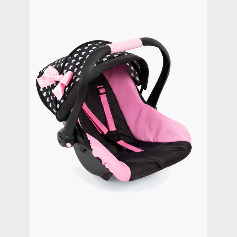 Bayer Design Autostol med Kaleche, Sort/Lyser�d