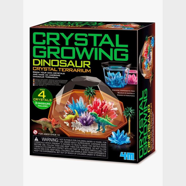 4M Eksperiment Krystallerdyrkning Dinosaur