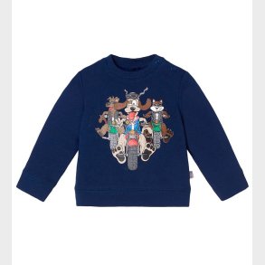 Stella McCartney Kids Sweatshirt - Doggie Riders - Navy