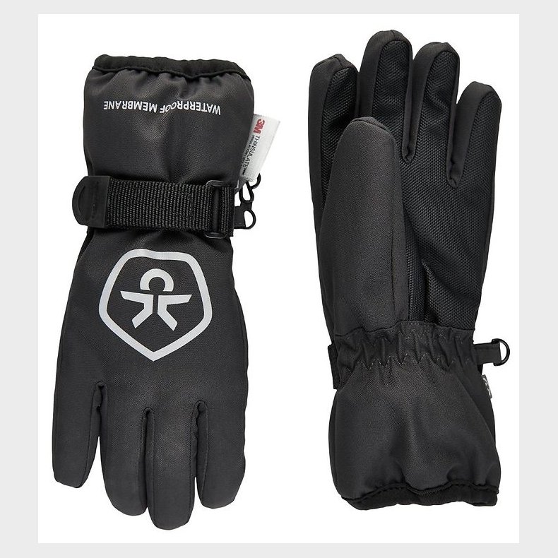 Color Kids Handsker - Sort