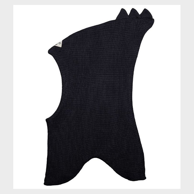 Racing Kids Elefanthue - Uld/Bomuld - 2-lags - sort m. Takker