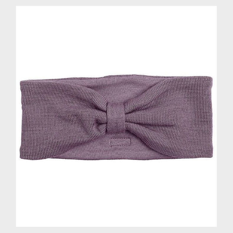 Racing Kids Pandebnd - Uld/bomuld - Dusty Purple m. Sljfe