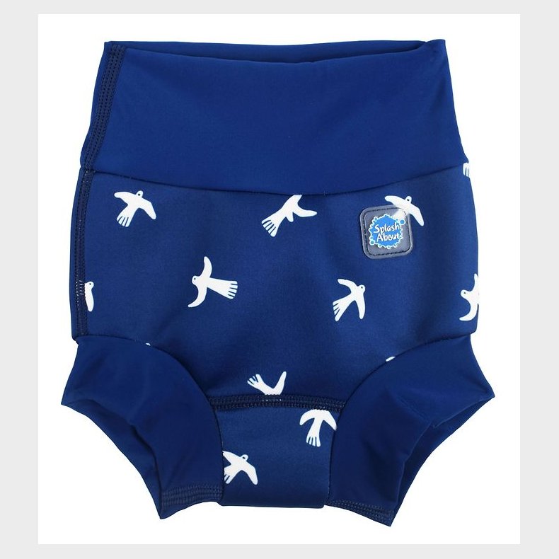 Splash About Blebadebukser - Happy Nappy New - UV50+ - White Bir