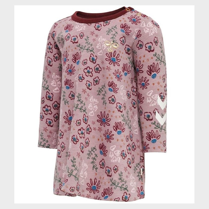 Hummel Kjole - hmlCRAYON - Woodrose m. Blomster