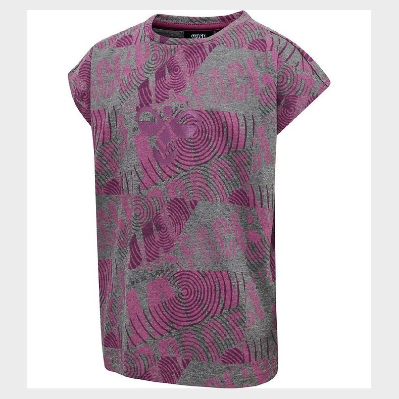 Hummel T-shirt - hmlSpace Jam Diez - Gr�meleret/Lilla