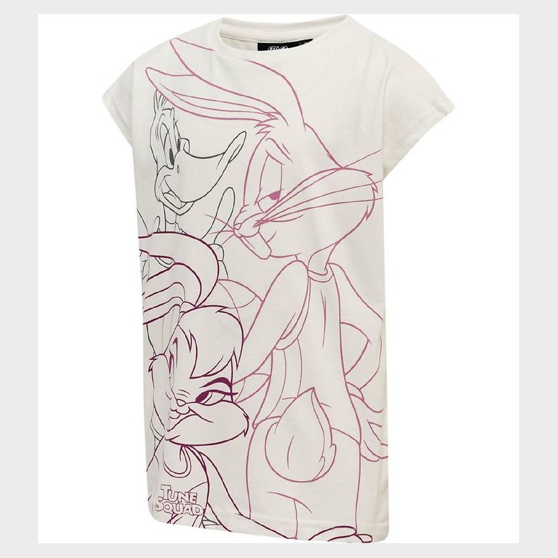 Hummel T-shirt - hmlSpace Jam Diez - Marchmallow