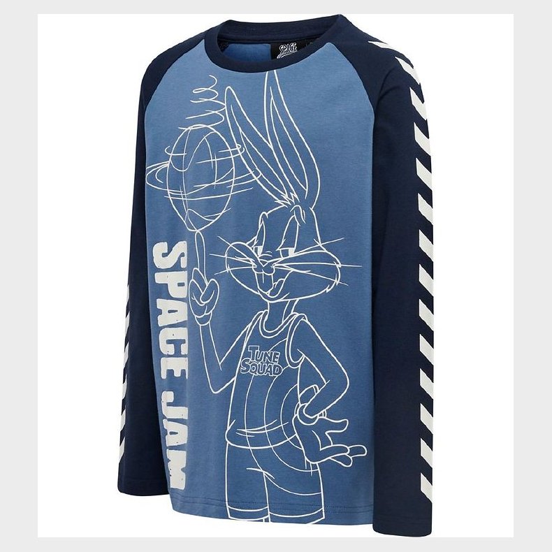 Hummel Bluse - hmlSpace Jam Boys - Blue Horizon m. Snurre Snup