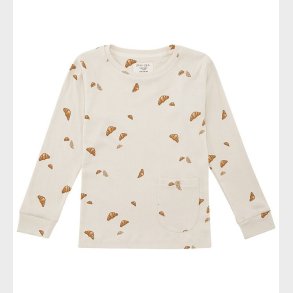 VACVAC Bluse - Ello - Rib - Mini Croissant love