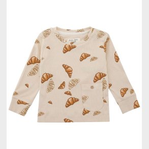 VACVAC Bluse - Ello - Rib - Big Croissant love