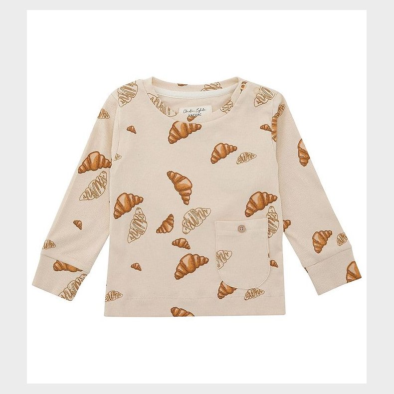 VACVAC Bluse - Ello - Rib - Big Croissant love