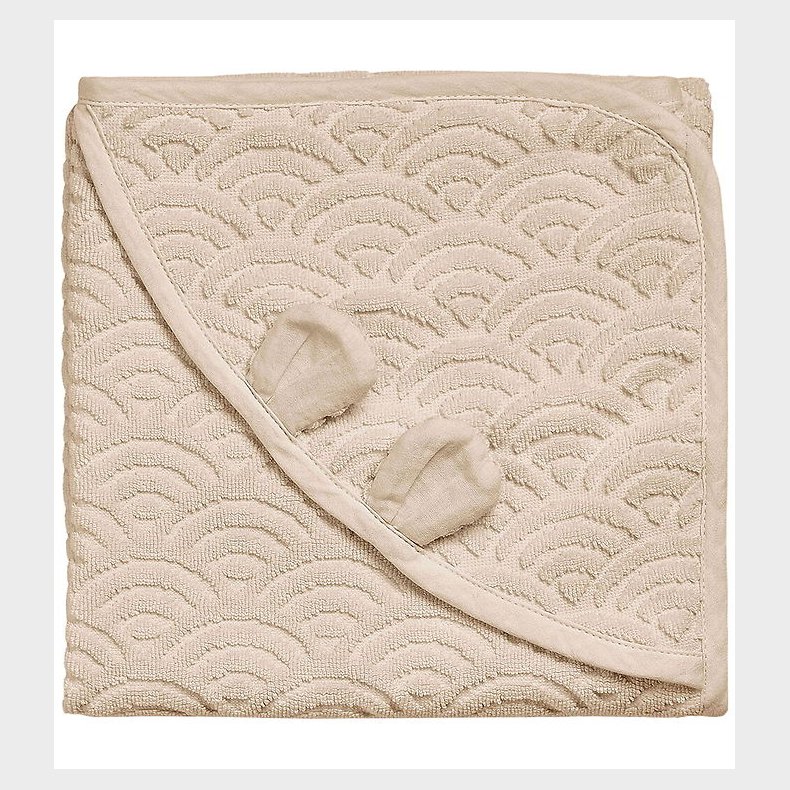 Cam Cam Babyhndklde - 80x80 cm - Almond m. rer