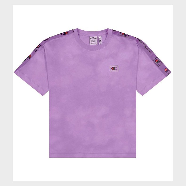 Champion Fashion T-Shirt - Lilla m. Logo