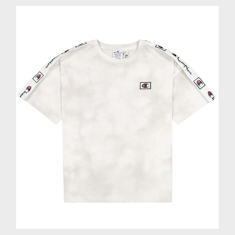 Champion Fashion T-Shirt - Hvid/Gr m. Logo