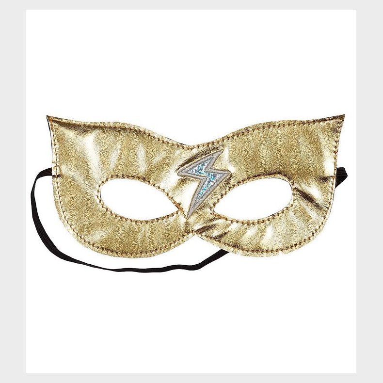 Souza Udkl�dning - Maske - Super Hero - Guld