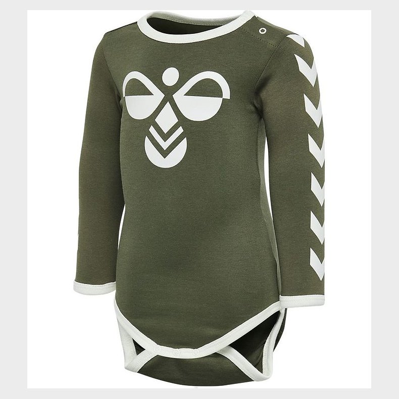Hummel Body l/ - hmlFlipper - Armygrn