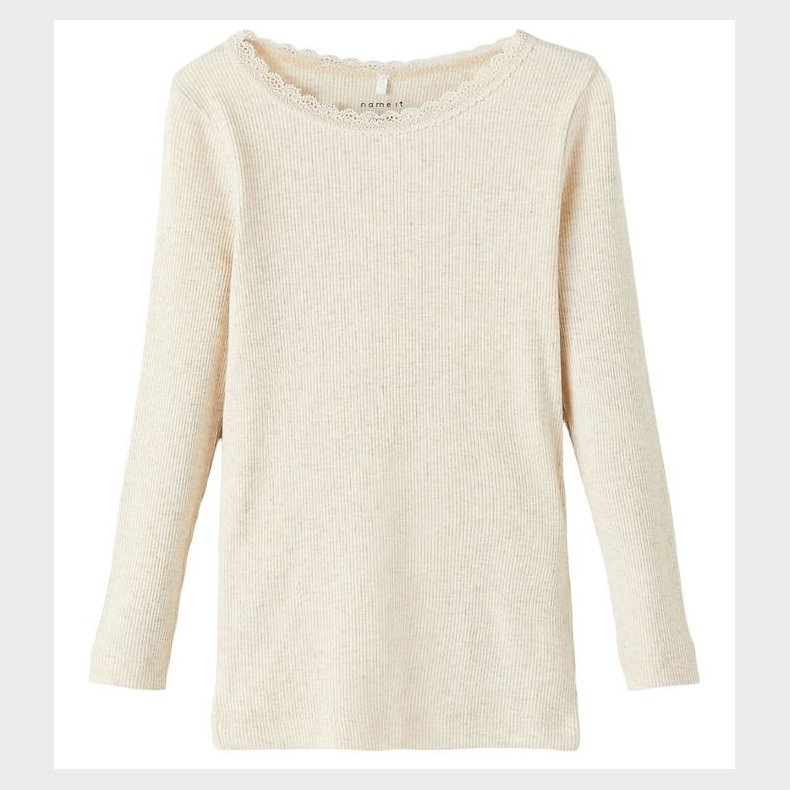 Name It Bluse - Rib - Noos - NmfKab - Peyote Melange