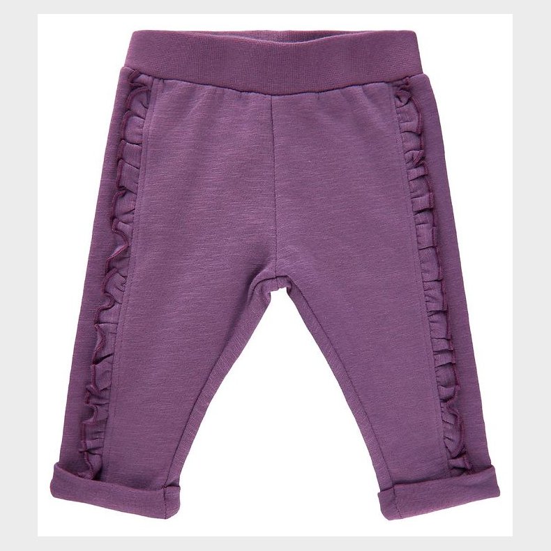 Minymo Sweatpants - Grape Jam m. Fl�ser