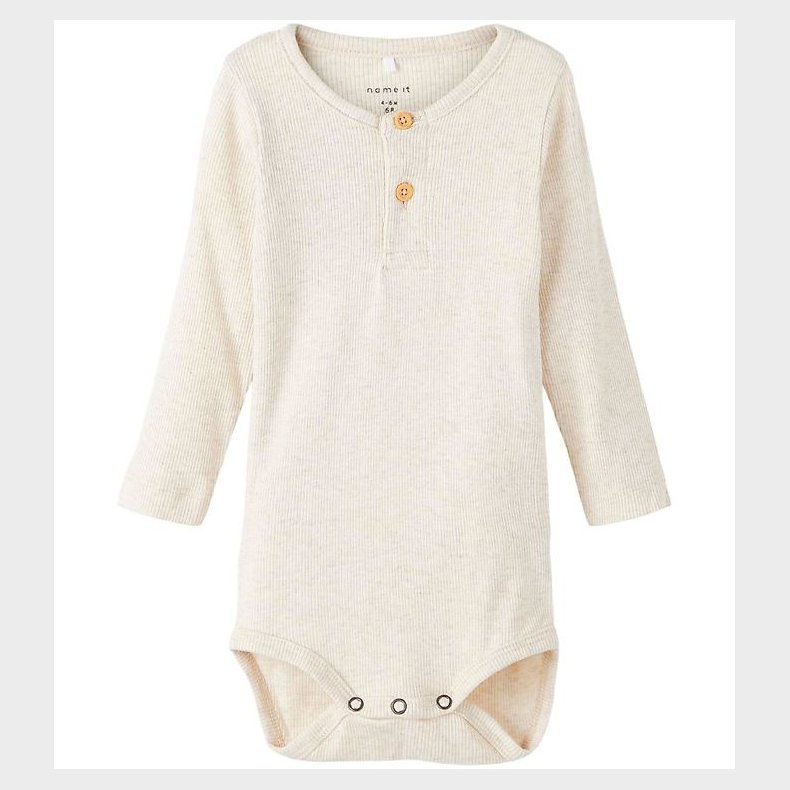 Name It Body l/ - Rib - Noos - NbmKab - Peyote Melange