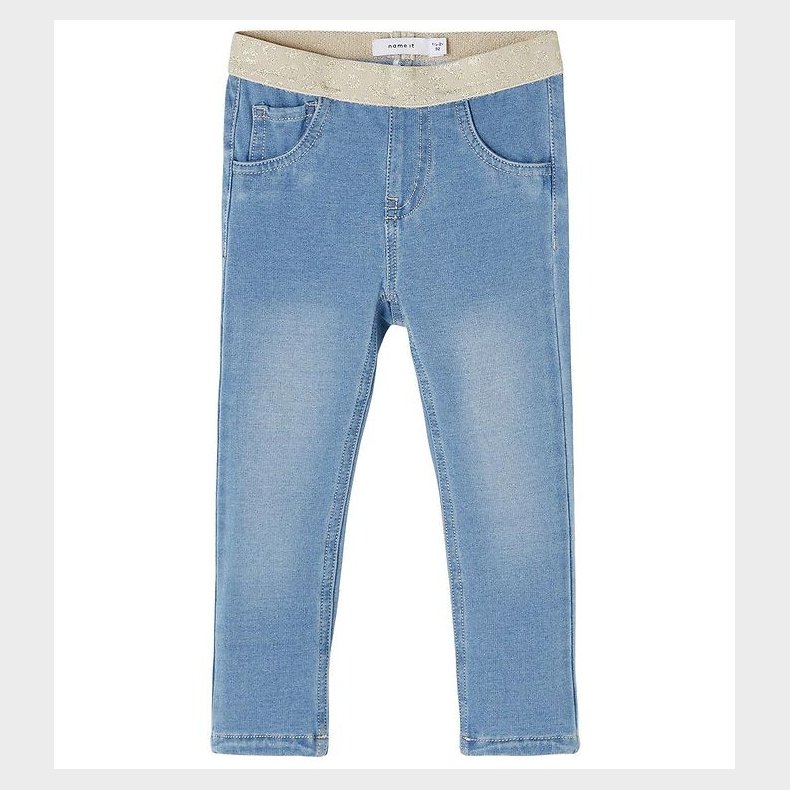 Name It Leggings - Noos - NmfSalli - Light Blue Denim