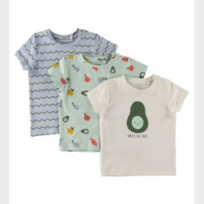 Name It T-Shirt - NbmDylan - 3-pak - Glacier