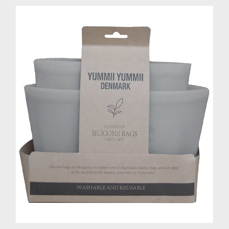 Yummii Yummii Silikone Poser - 3-pak - Sea Shell