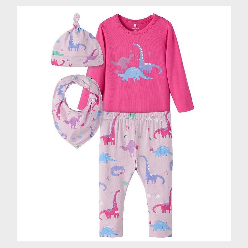 Name It St - Body/Bukser/Hue/Hagesmk - NbfBaba - Fuchsia Purpl