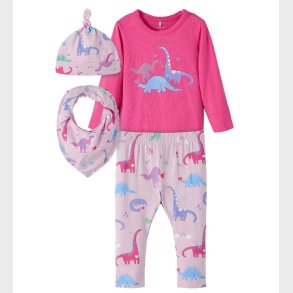 Name It St - Body/Bukser/Hue/Hagesmk - NbfBaba - Fuchsia Purpl