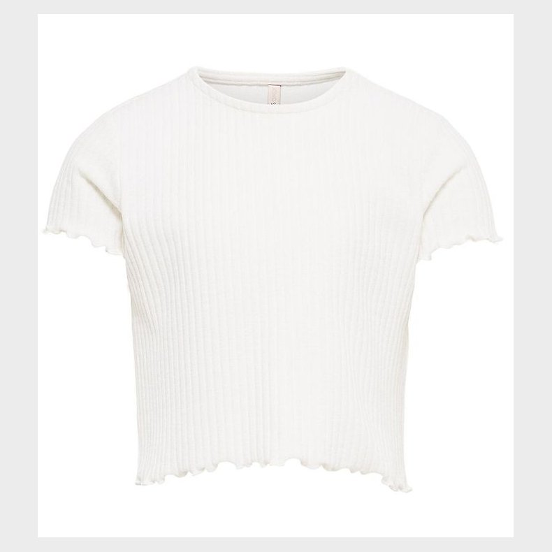 Kids Only T-shirt - Noos - KogNella - Cloud Dancer