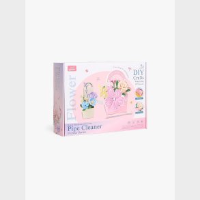 Fippla DIY-st Buket Blomster med Piberensere 18 Dele, Pink