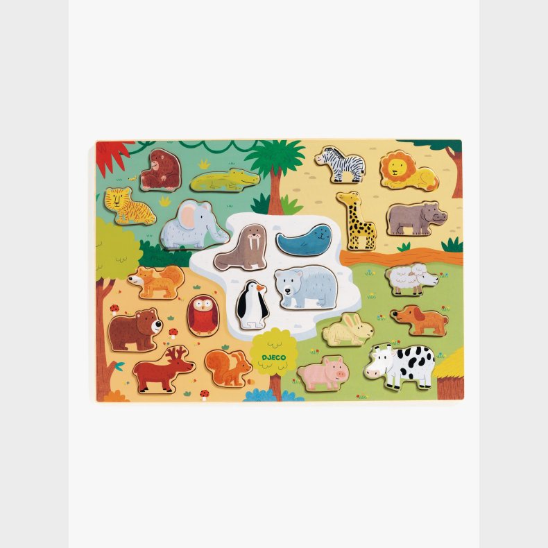 Djeco Trpuslespil Animo 22 Brikker