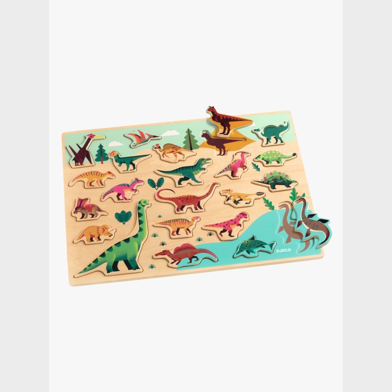 Djeco Trpuslespil Dino 22 Brikker