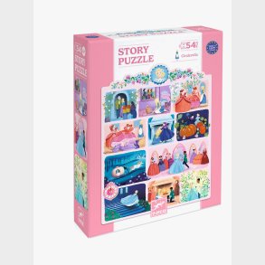 Djeco Puslespilss�t Askepot 54 Brikker