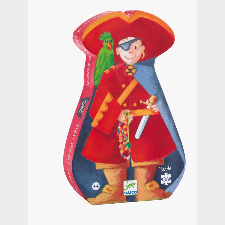 Djeco Puslespil Piratskat 36 Brikker