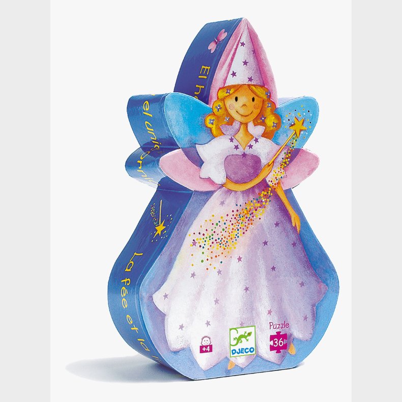 Djeco Puslespil Fe &  Enhj�rning 36 Brikker