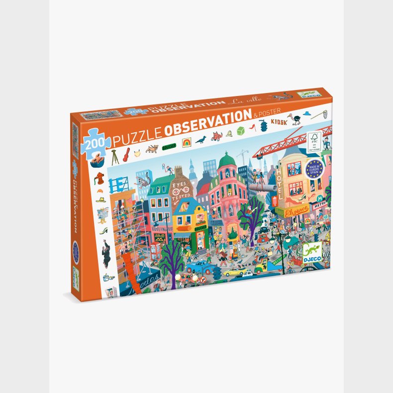 Djeco Observationspuslespil By 200 Brikker