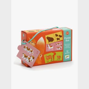 Djeco Puslespil Dyreunge 24 Brikker