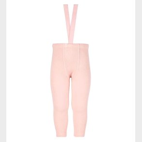 Condor Leggings m. Seler - Uld/Akryl - Pudderrosa