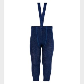 Condor Leggings m. Seler - Uld/Akryl - Navy Blue