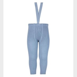 Condor Leggings m. Seler - Uld/Akryl - Bluish