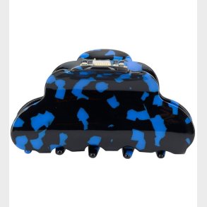 By Str Hrklemme - 8x4 cm - Clara - Sort/Bl Mix