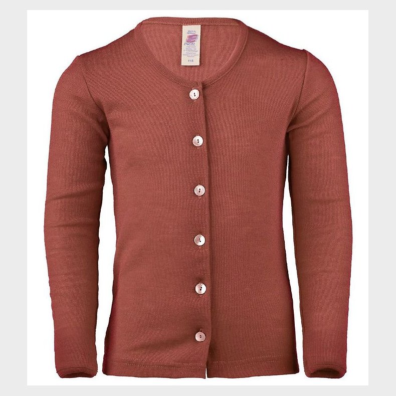 Engel Cardigan - Uld/Silke - Kobber