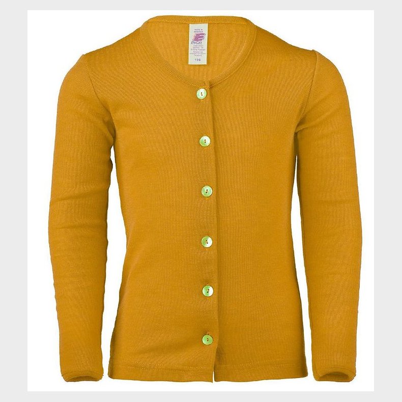 Engel Cardigan - Uld/Silke - Safran