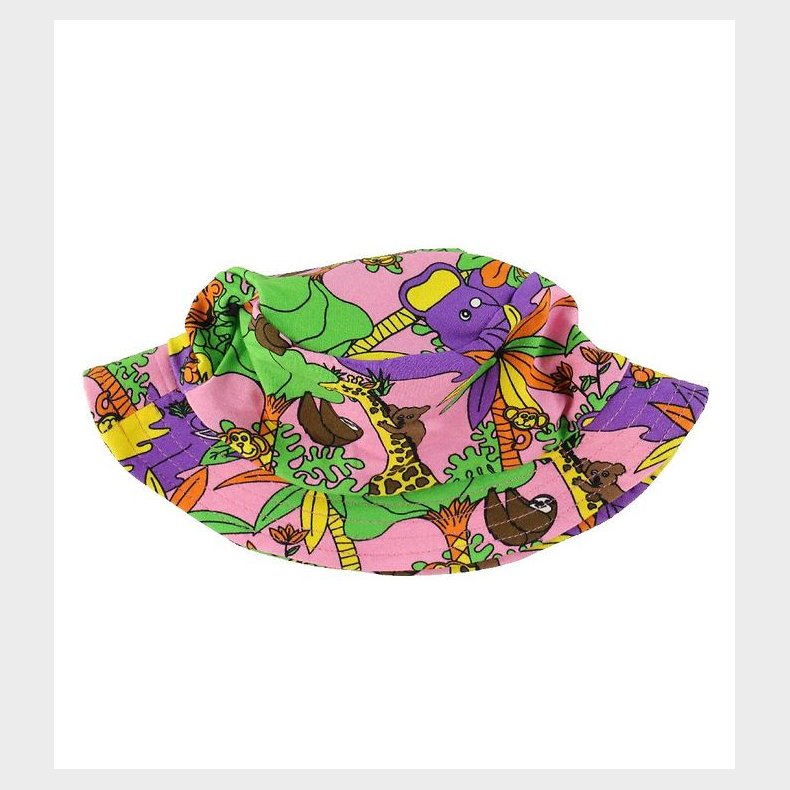 Smfolk Badehat - Sea Pink m. Jungle