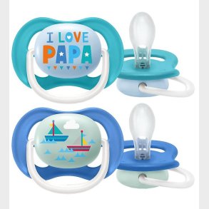 Philips Avent Sutter - 2-pak - Ultra Air - Bl m. Print